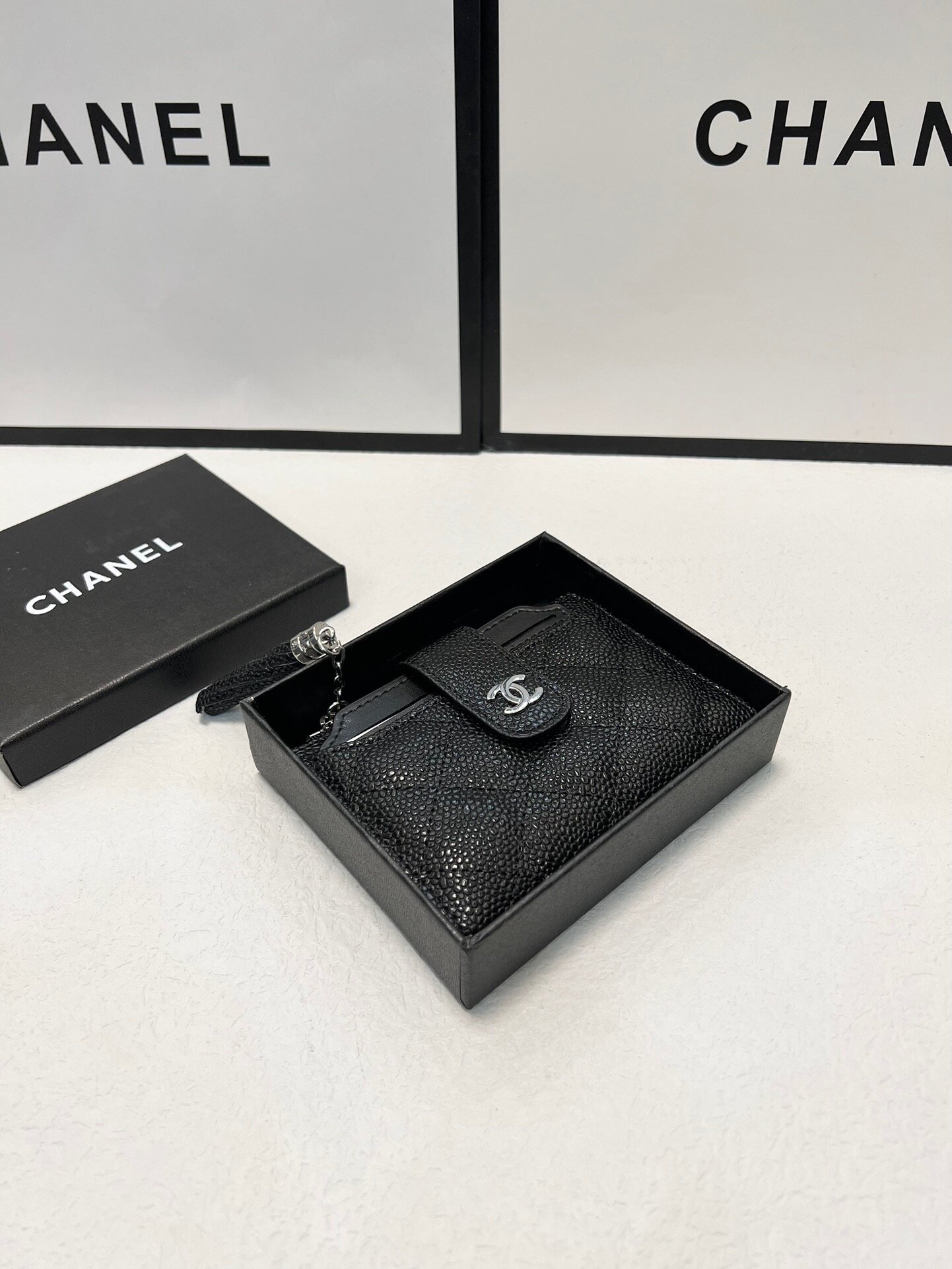 chanel card wallet 12x9 3